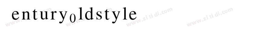 Century0ldstyleBT  B字体转换